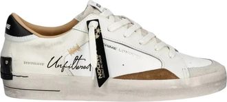 Crime London SK8 Deluxe - - Shoes - Uomo - Bianco - 42 EU