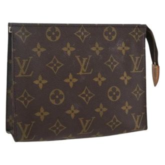 Louis Vuitton Clutch in Tela Pre-owned - - Pre-owned - Donna - Marrone - ONE SIZE