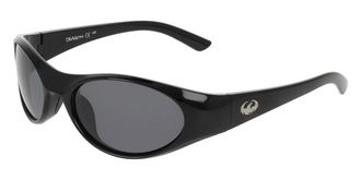 Dragon DR HISS LL POLAR 001 Mens Sunglasses Black Size 56
