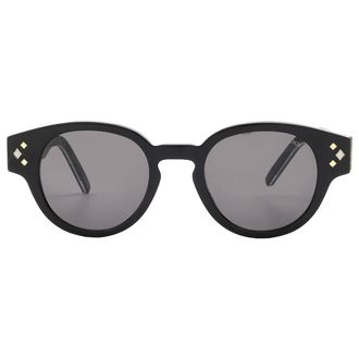 Dior CD DIAMOND R2I Smoke Oval Mens Sunglasses DM40110I 01A 48