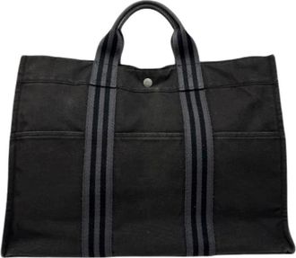 Herm&egrave;s Pre-owned Tote Bags, female, Brown, Size: ONE SIZE Pre-owned Vintage Shopper Bag