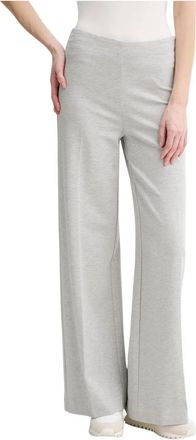 Marc O'Polo Wijde broek - Dames - Wijde Broeken - Grijs - S - Broeken