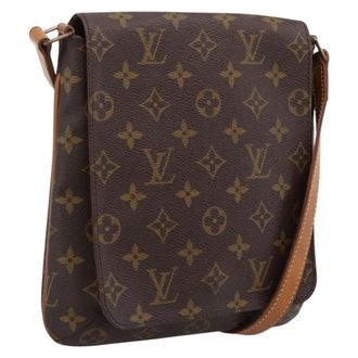 Louis Vuitton Musette Salsa Monogram Canvas Brown Canvas Handbag (Pre-Owned)