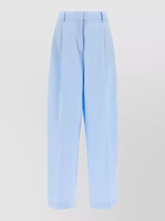 Fabiana Filippi filo diamante trousers pleats belt loops pockets