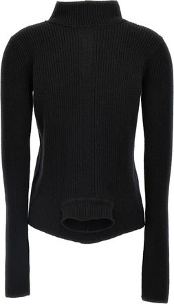 Rick Owens Womens Black Cashmere Cardigan Clothing