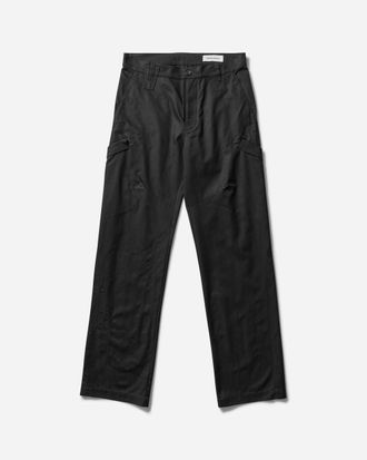 Kiko Kostadinov Men s Zafar Cargo Trousers Black Sable