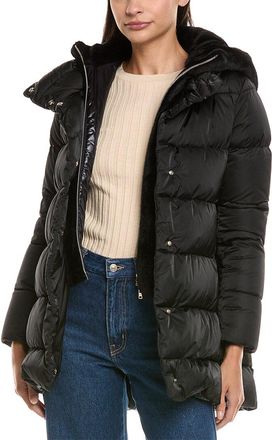 Herno Velvet Puffer Down Coat