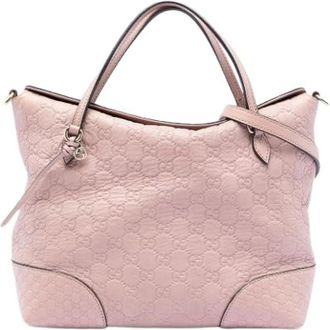 Gucci Pre-owned Handbags, female, Pink, Size: ONE SIZE Pre-owned Bree Handbag