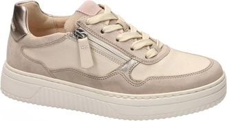 Gabor Plateau Sneaker - Dames - Sneakers - Beige - 37 EU - Wol - Schoenen