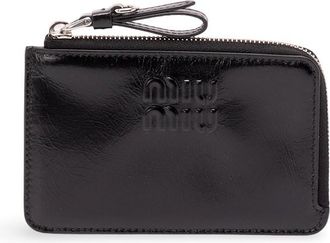 Miu Miu Leather Pouch Card Holder