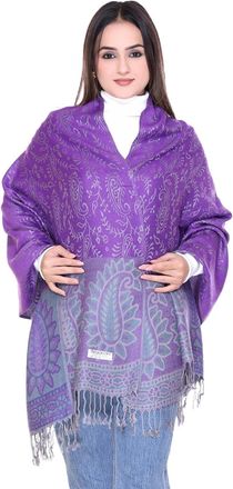 World of Shawls scarf for her (Purple)
