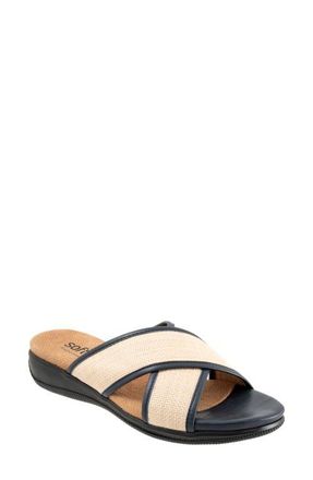 Softwalk Tillman 6.0 Slide Sandal in Navy at Nordstrom, Size 10.5