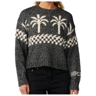 Rip Curl Bossa Nova Neps Crew Pullover f&uuml;r Damen | schwarz/grau