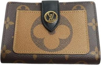 Louis Vuitton Pre-owned Wallets, female, Brown, Size: ONE SIZE Pre-owned Canvas Wallet