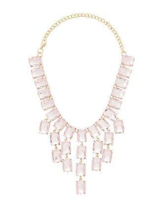 8 by YOOX SQUARE RHINESTONES COLLIER