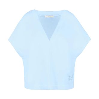 H&eacute;st Gabriela Top - Dames - T-shirts - Blauw - XL - Katoen - Tops