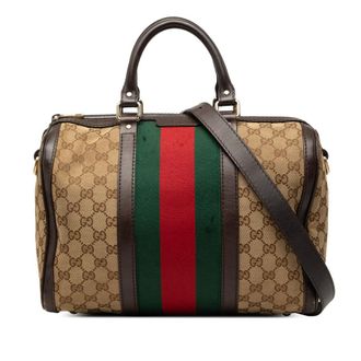 Gucci Pre-owned Gucci Medium GG Canvas Web Joy Boston Bag Ladies 7PJKEIB58JDX1HJ2