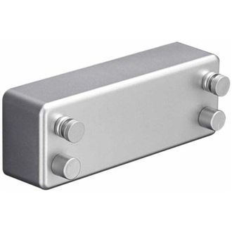 OEM Tendedero Retr&aacute;ctil Doble De Alambre De Acero Crezuo, Invisible, Sin Perforaciones, Color Plata --crezuo