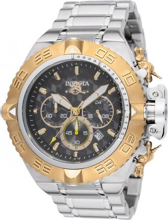 Invicta Subaqua Noma IV Chronograph GMT Quartz Black Dial Mens Watch 48195
