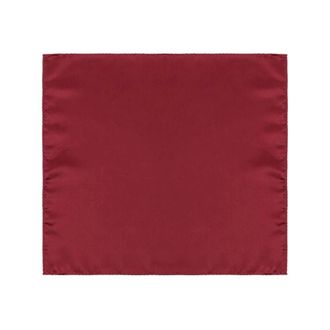 Dolce & Gabbana Accessoires, Heren, Rood, ONE Size, Leer, Zijden Pochet