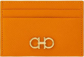 Ferragamo Portacarte Gancini - Arancione