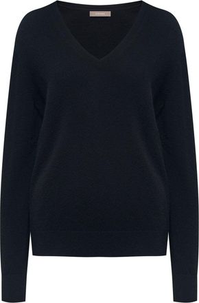 12 Storeez V-neck cashmere-wool jumper - women - Cashmere/Wool - S - Black