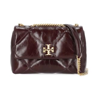 Tory Burch Fleming Patent Small Convertible Schoudertas - Dames - Schoudertassen - Rood - ONE Size - Leer - Tassen