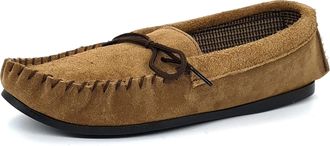 Frank James Coopers Suede Outdoor Moccasins Tan UK 9