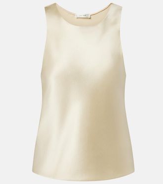 The Row Silk satin top