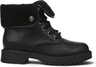 Blowfish Womens Black Faux Leather Lace Up Winter Boots - Andy-Cozy