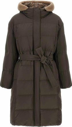 Brunello Cucinelli Green Boudin Quilted Puffer Jacket