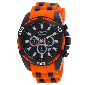 Invicta Bolt Chronograph Quartz Black Dial Mens Watch 43760