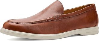 Peter Millar Excursionist Leather Venetian Loafer Mens Shoes Cognac : 10.5 M