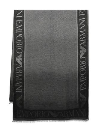 スカーフ EMPORIO ARMANI Woman Neck scarf Multicolor EW001877AF15685 Logo Series organic cotton-blend hooded sweatshirt with