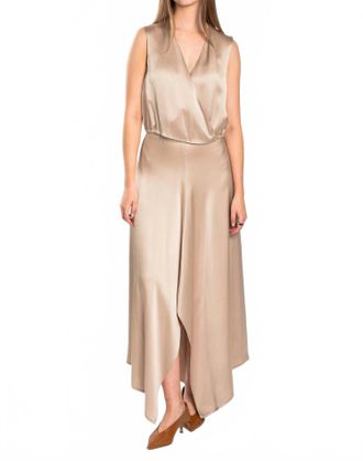 Alysi Liquid Satin Top In Petalo