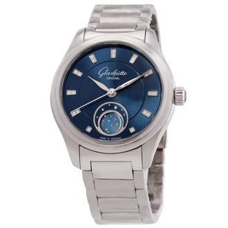 Glash&uuml;tte Original Serenade Luna Quartz Blue Dial Ladies Watch 1-35-14-03-02-14