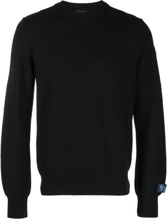 Paul & Shark Rondgebreide trui - Heren - Ronde hals truien - Zwart - S - Wol - Truien & Vesten