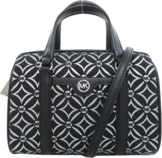 Michael Kors Pre-owned Handbags, female, Black, Size: ONE SIZE Pre-owned Canvas handbags