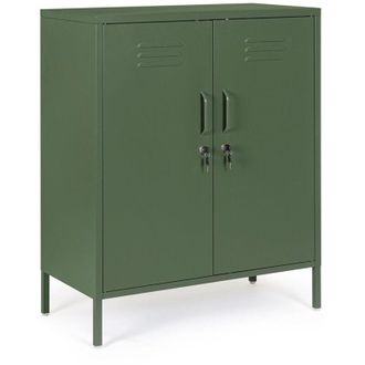 Decorspace Cassettiera Cambridge per interno, con 2 Ante -Verde Salvia