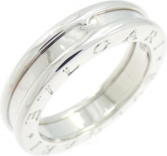 Bulgari White Gold White Gold (18K) Band Ring (Pre-Owned)