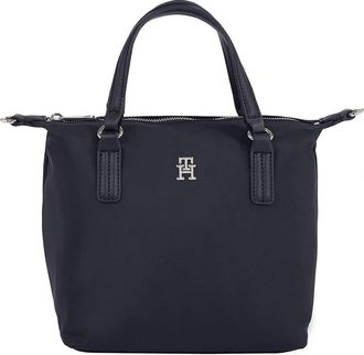 Tommy Hilfiger Womens Poppy Small Tote Bag, Blue (Space Blue), One Size