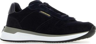 Ferragamo Suede Sneaker - Navy