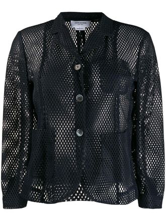 Thom Browne Uitgesneden blazer - Blauw