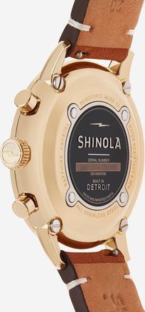 Shinola Detroit Mens The Traveler S0120245784 2 Eye Chronograph Watch