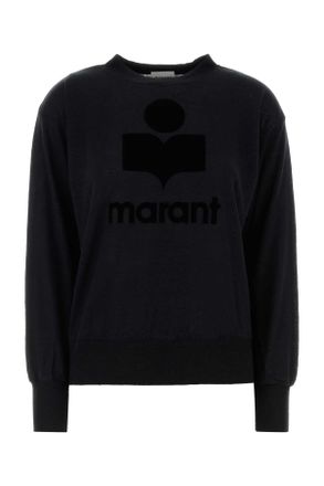 Isabel Marant Black Linen Klowia T Shirt