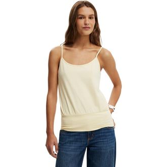 Cotton On Womens Olivia Basque Cami in Vanilla Glow at Nordstrom, Size Xx-Small