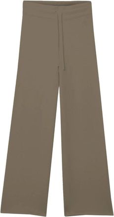 MC2 Saint Barth Wijde Broek - Dames - Broeken - Bruin - Maat: M