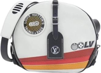 Louis Vuitton Pre-owned Shoulder Bag - Dames - Vintage Schoudertas - Wit - ONE Size - Leer - Vintage