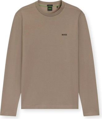 HUGO BOSS Hombre, Camisetas, Beige, Talla: L
