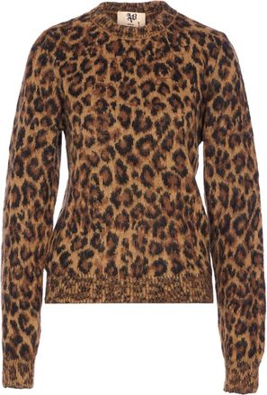 Aniye By animal-print sweater - Brown